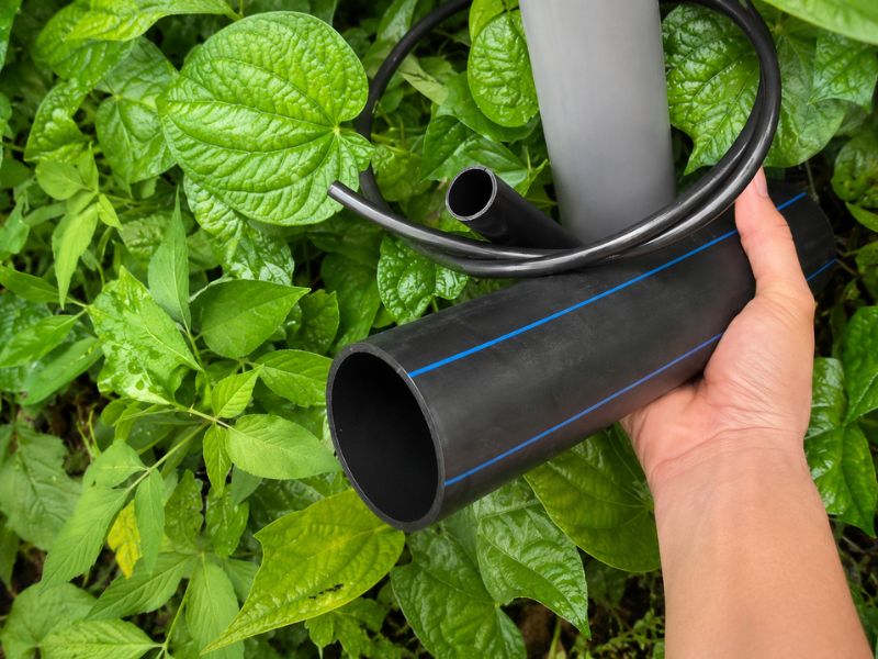 Kết hợp ống tưới HDPE và LDPE