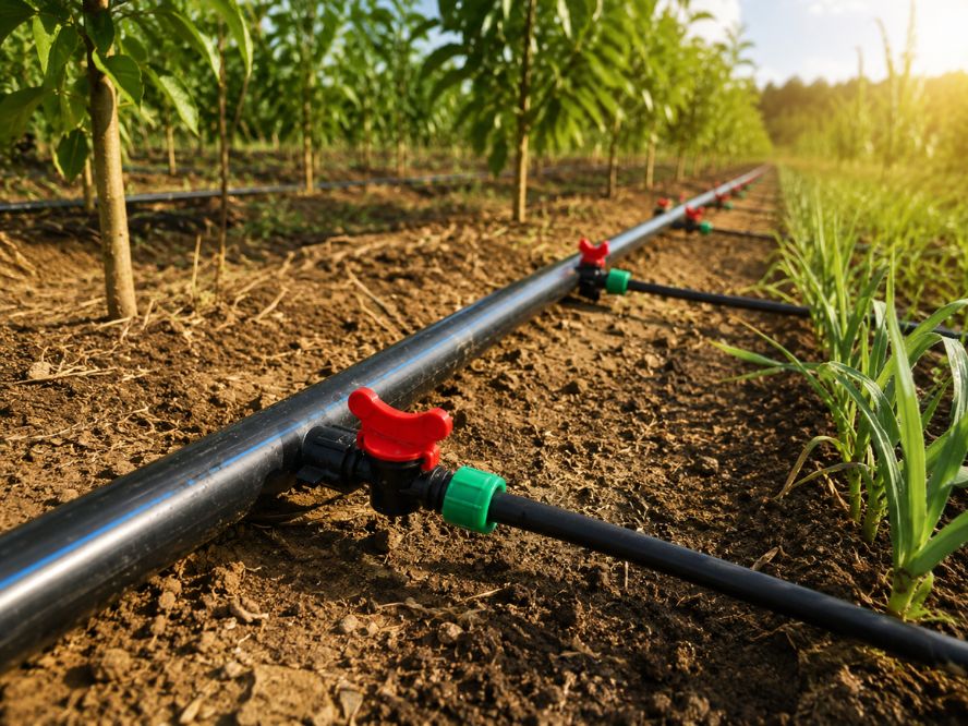 Sản Xuất Ống HDPE kết hợp ống LDPE cho hệ thống tưới cây