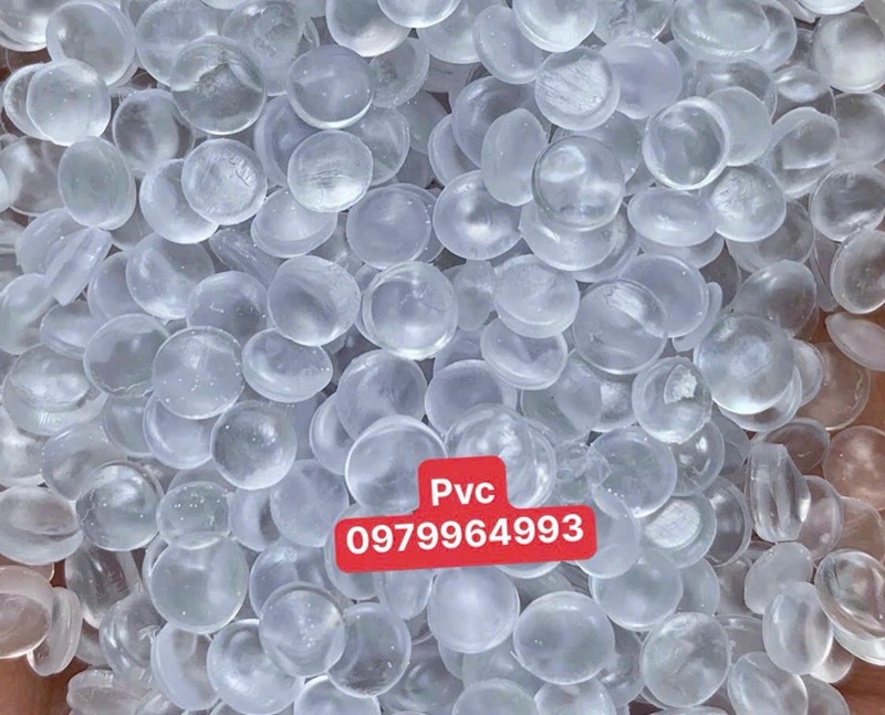 Sản xuất hạt nhựa PVC trắng trong suốt dạng viên